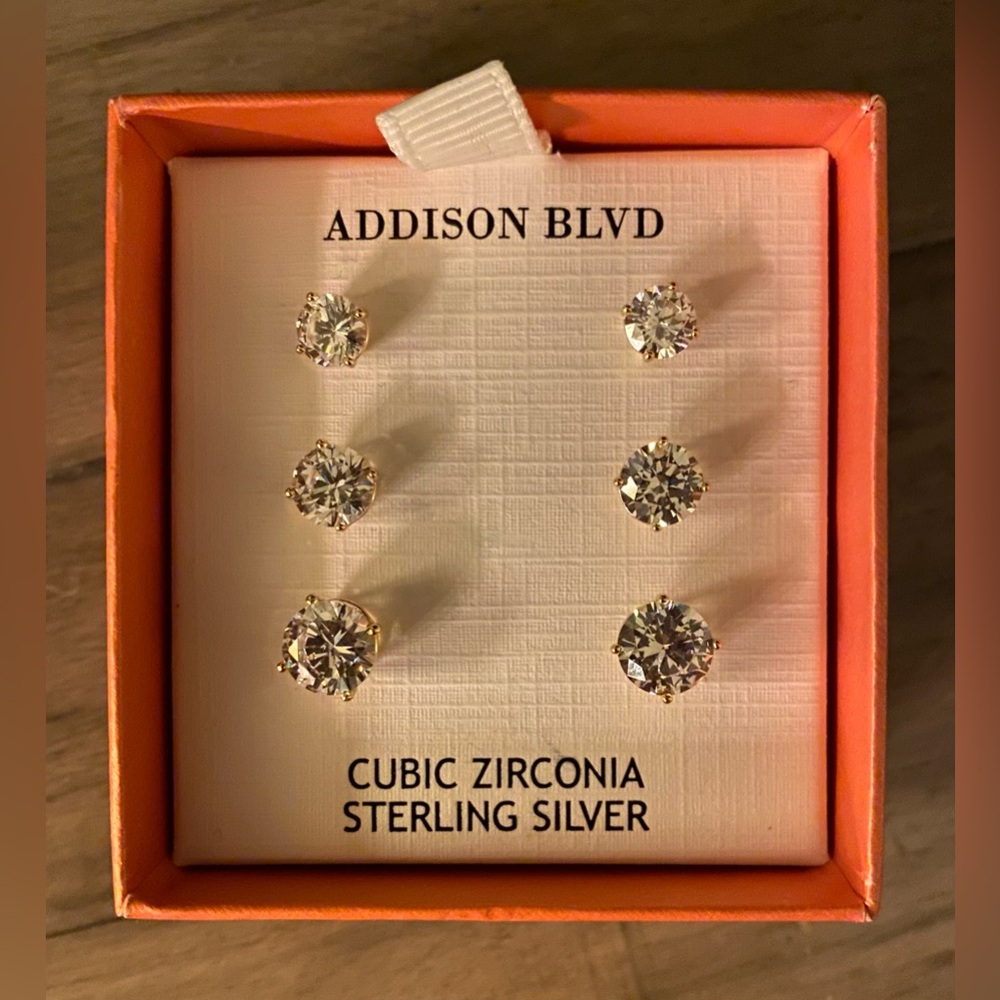 New Addison Blvd 3 Piece Earring Set